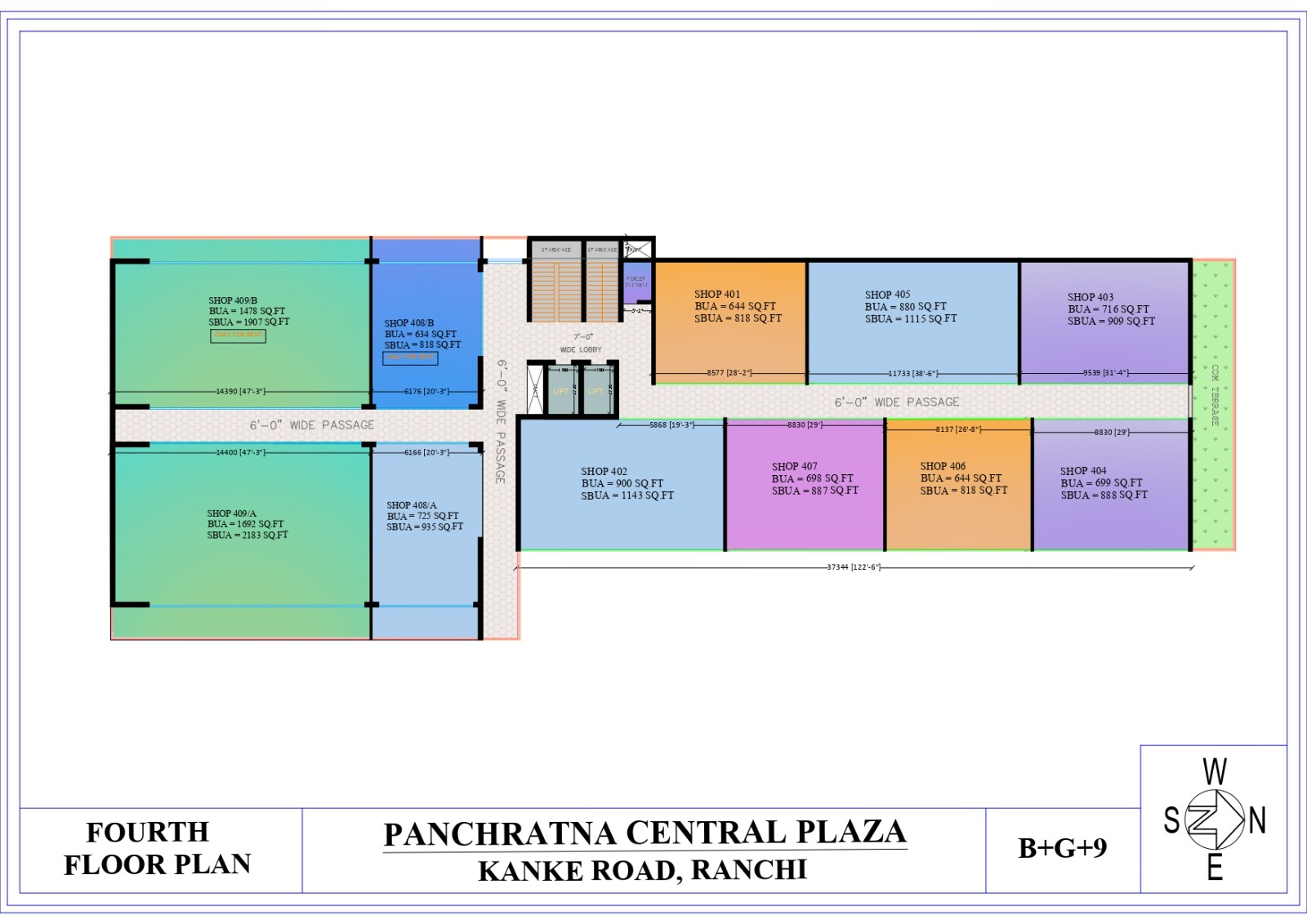 Panchratna Central Plaza , Kanka Road