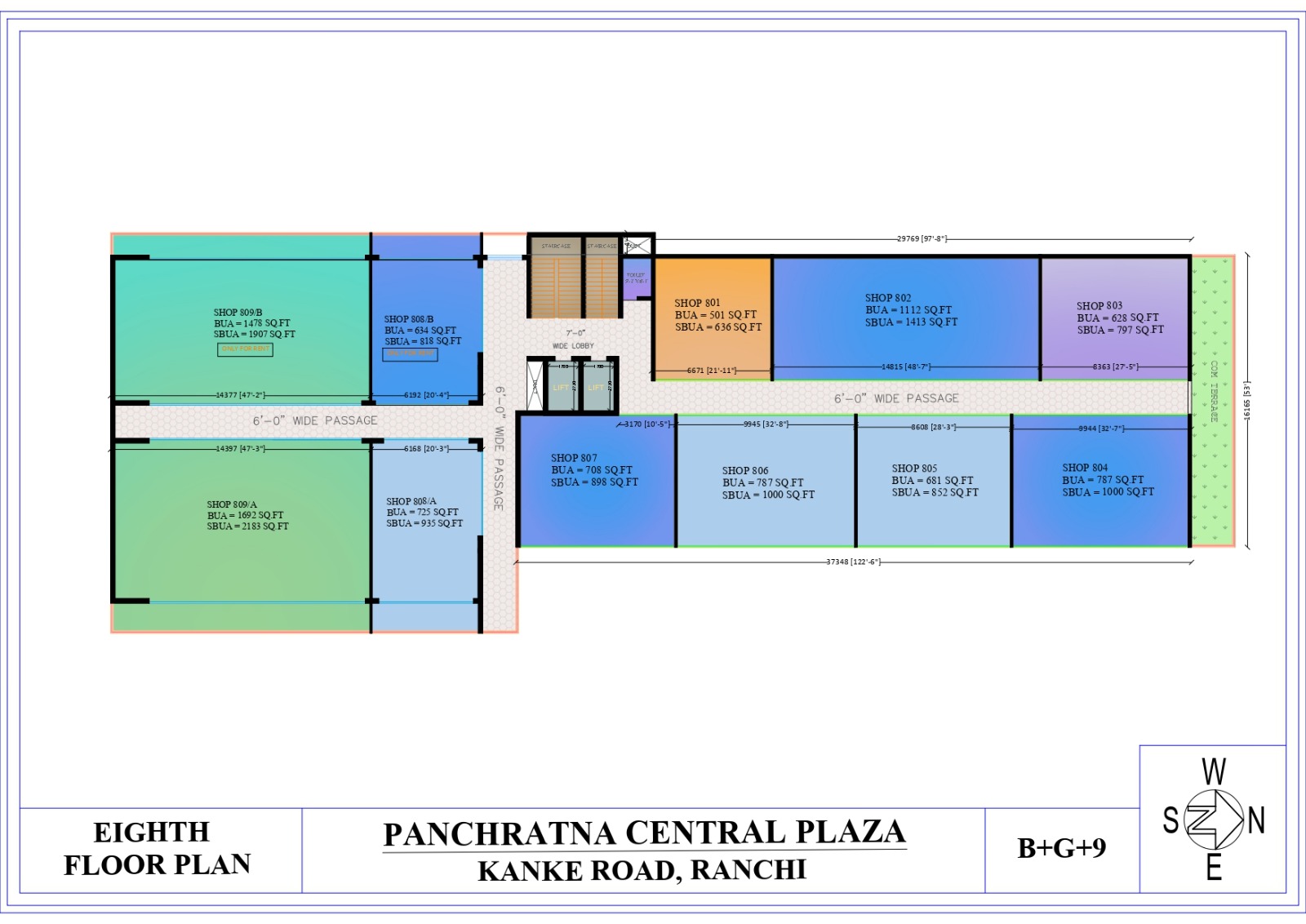 Panchratna Central Plaza , Kanka Road