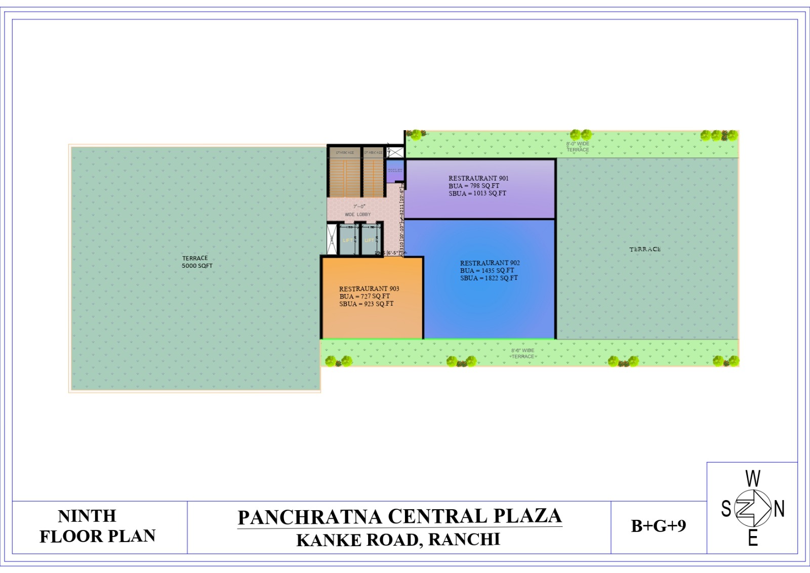 Panchratna Central Plaza , Kanka Road