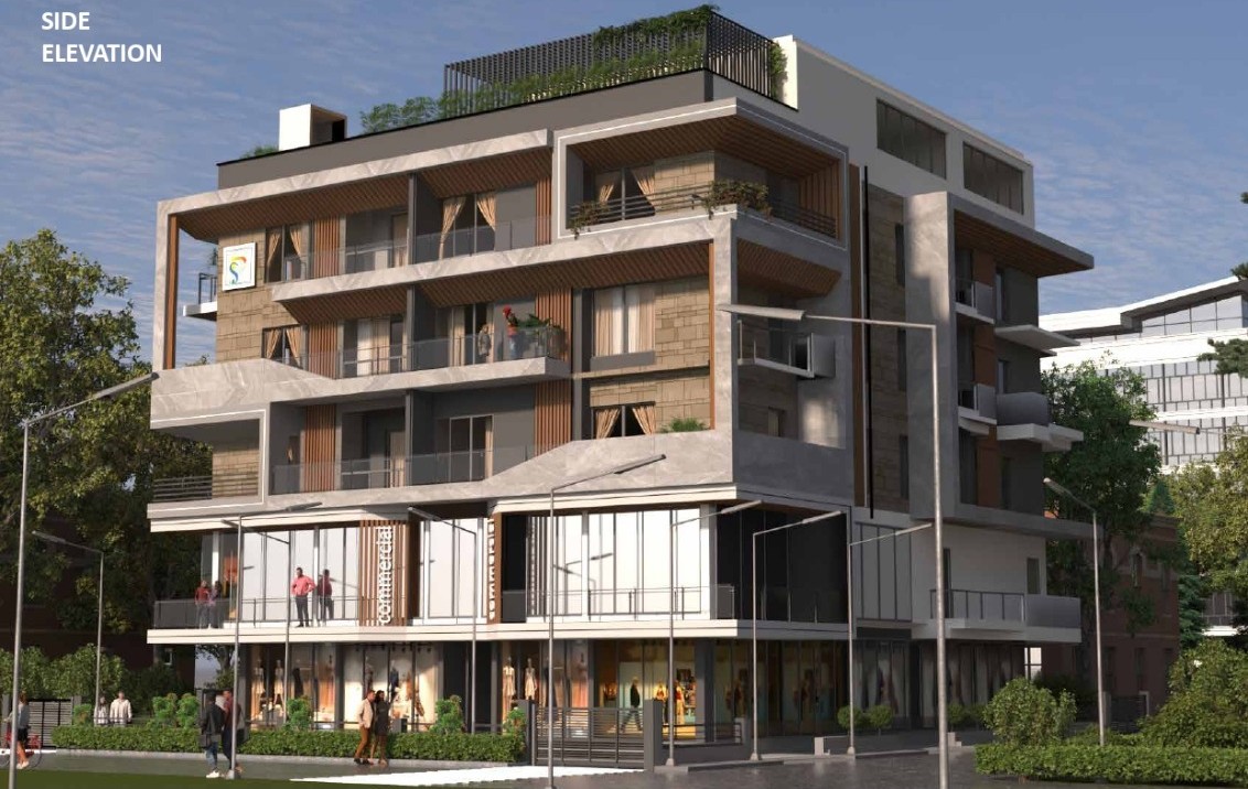 Panchratna Skyline's Synergy One , Main Road