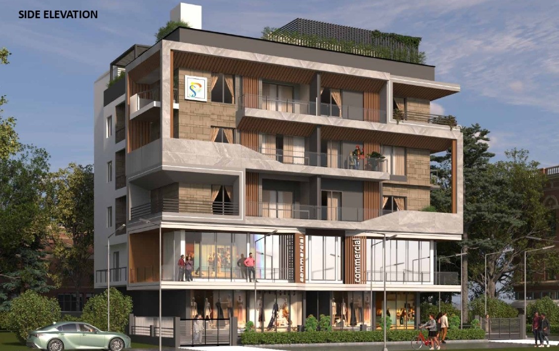 Panchratna Skyline's Synergy One , Main Road